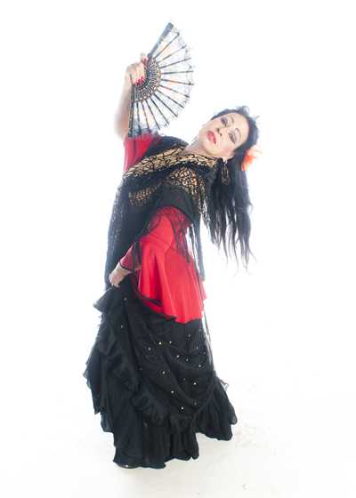 Belly Dancer Selena Kareena - Gitana costume width=